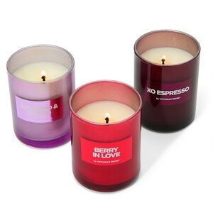 Victoria's Secret "Naughty or Nice" 3pc Candle Set new in package